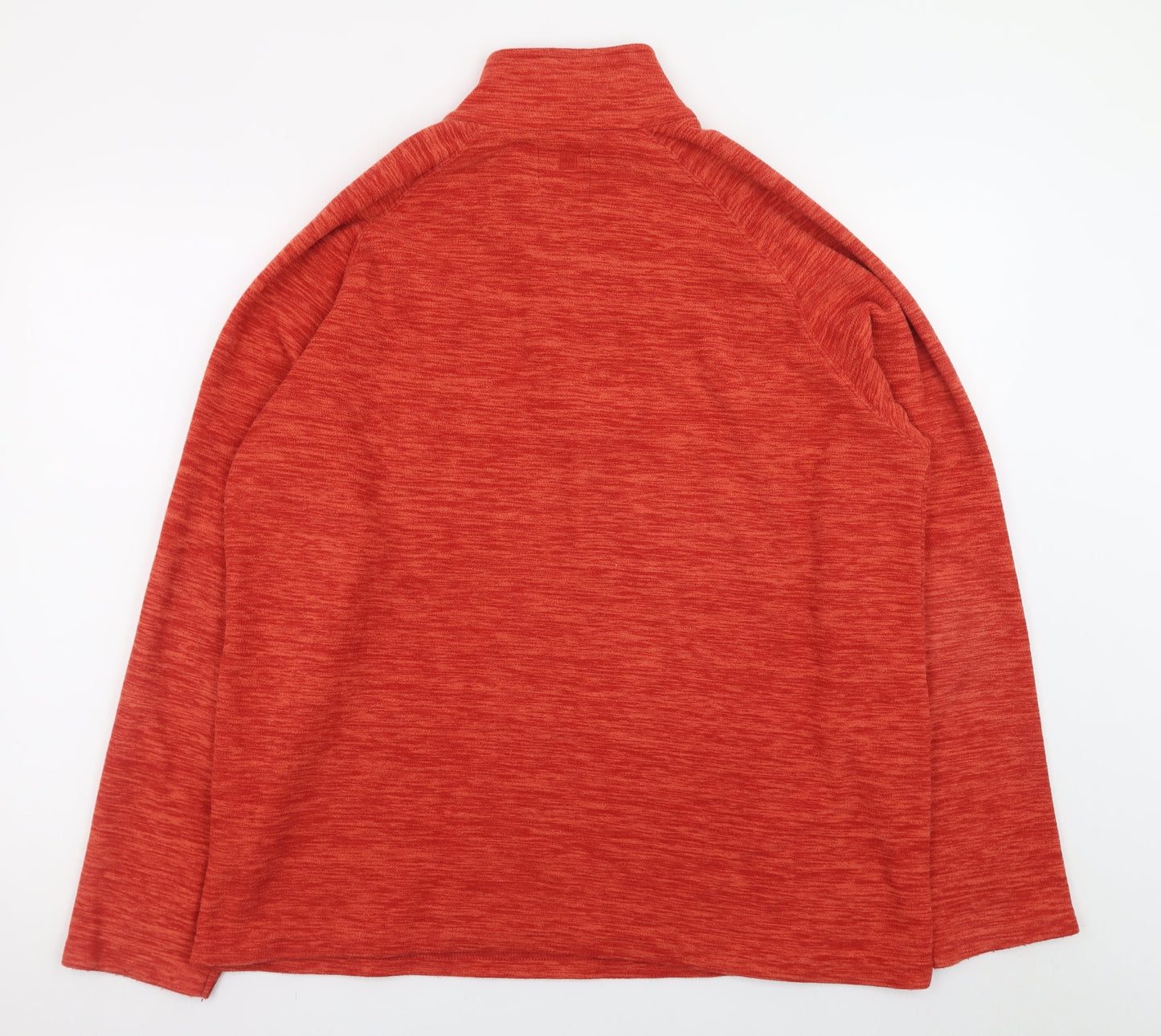 Mountain Warehouse Mens Red 1/2 Zip Fleece Sweatshirt Size L Outdoor