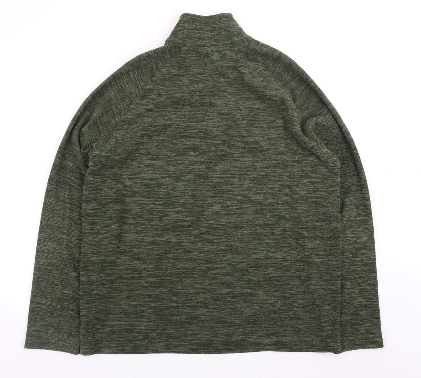 Mountain Warehouse Men's Green Fleece 1/4 Zip Pullover Sweatshirt L