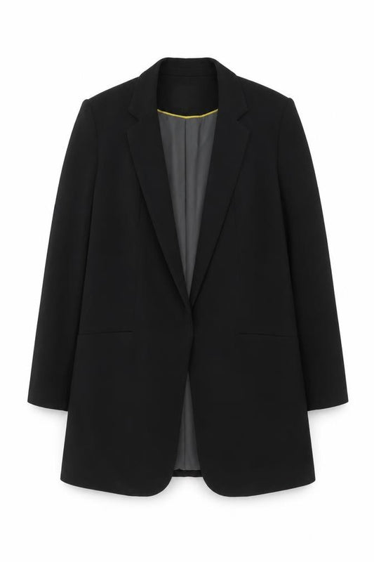 Next Women’s Black Mid-Length Blazer Jacket Size 12 Workwear
