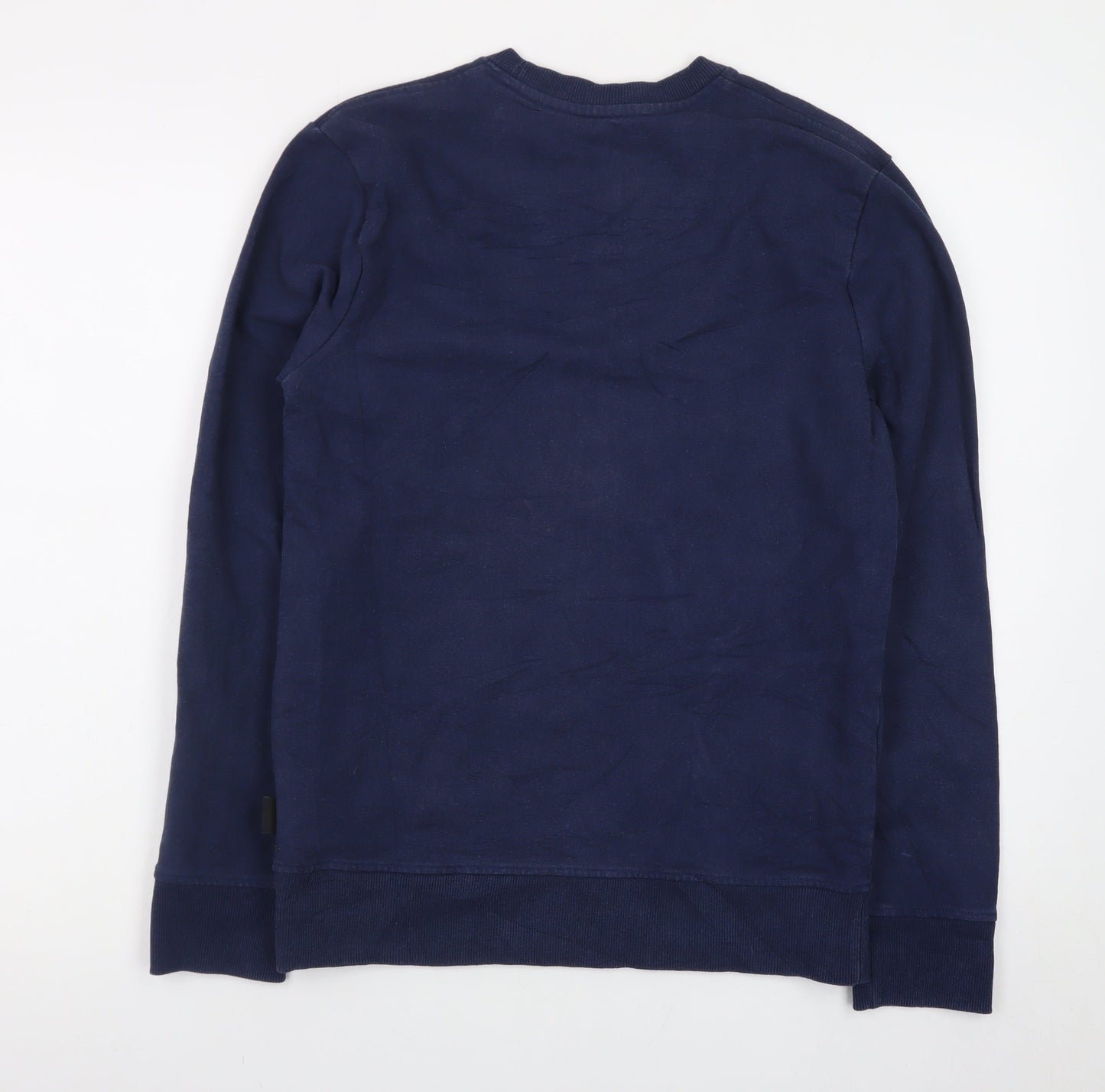 Patagonia Men's Blue Regular Fit Long Sleeve Crew Neck Sweatshirt S