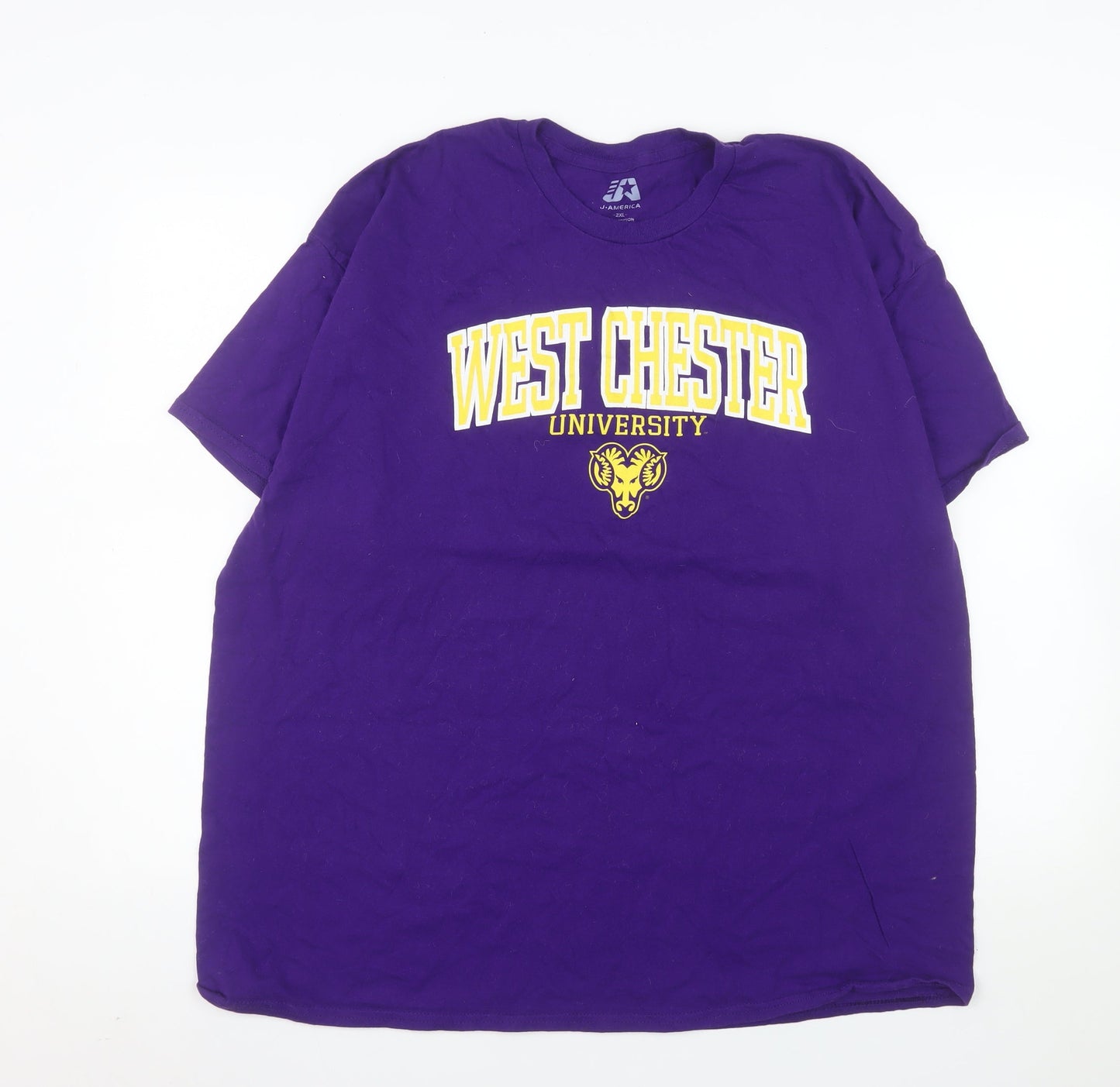 J America Men's Purple West Chester University 2XL Graphic T-Shirt