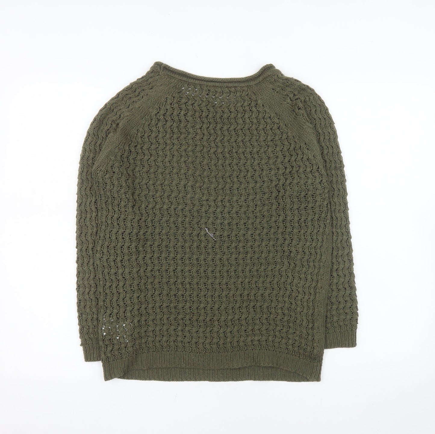 Esmara Women’s Green Acrylic Chunky Knit Jumper Size 12