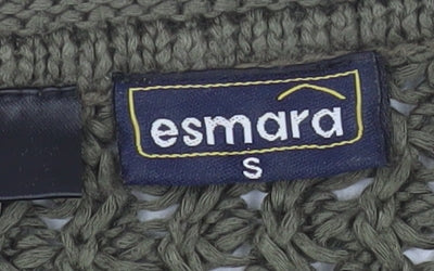 Esmara Women’s Green Acrylic Chunky Knit Jumper Size 12