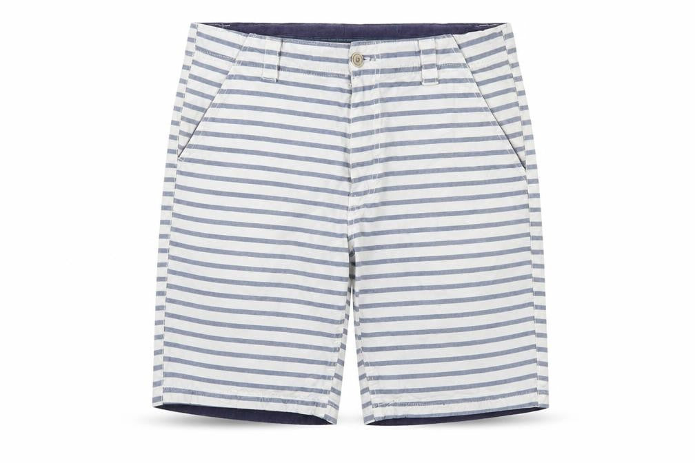 CENTERED Men's Blue Striped Chino Shorts Size M