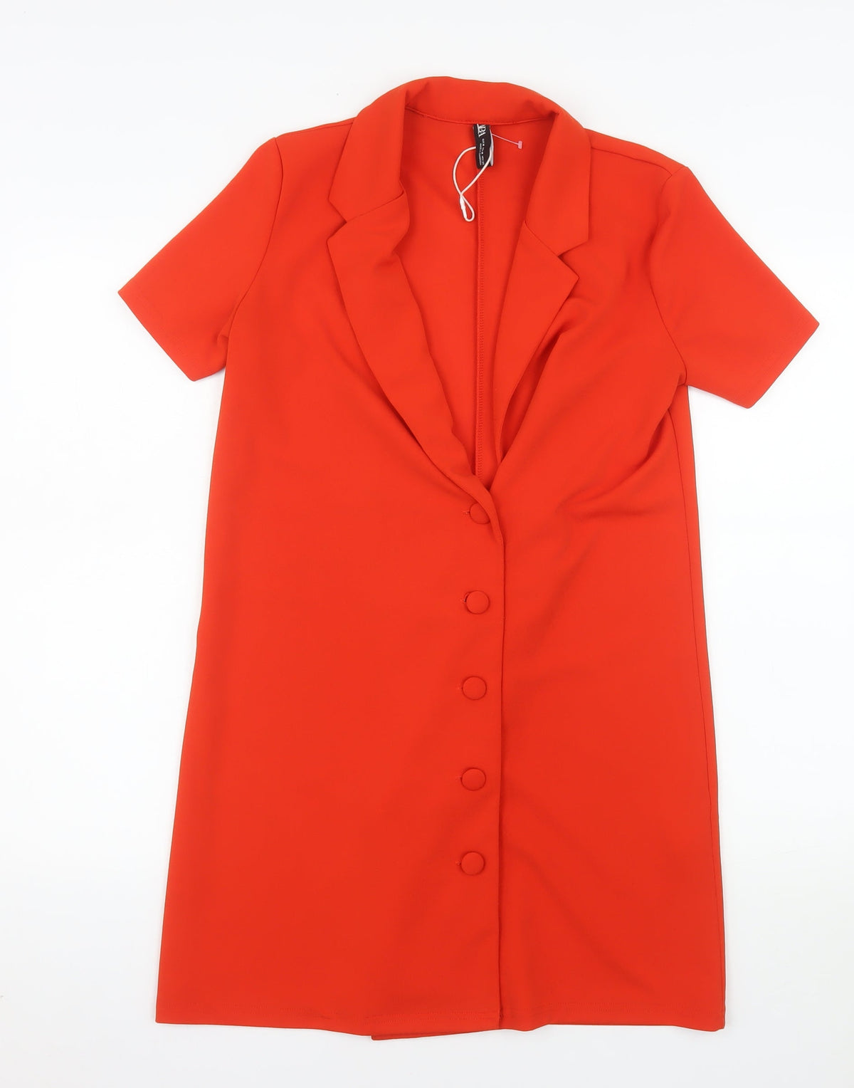 Zara Women’s Red Mid-Length Short Sleeve Blazer Dress M