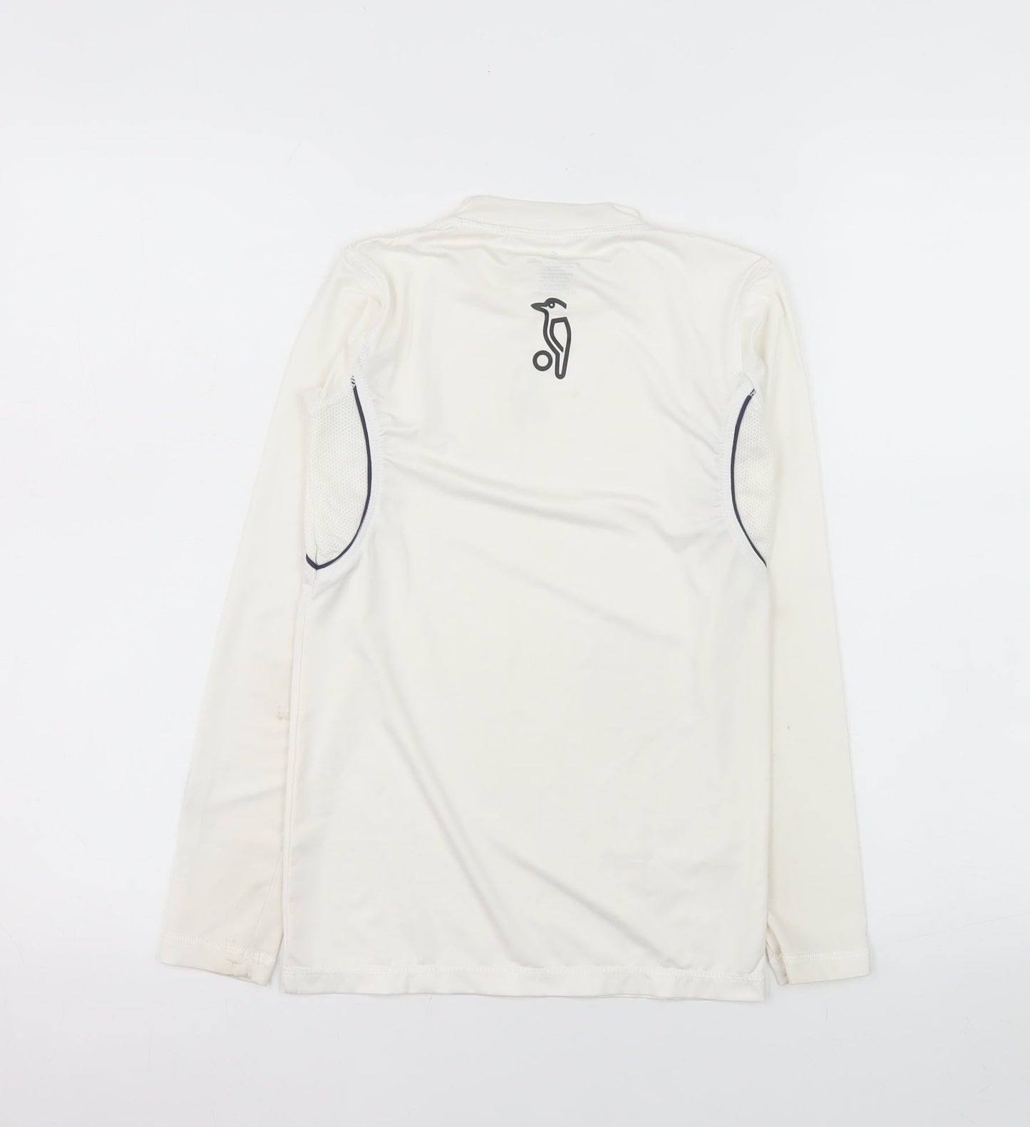 Original Penguin Boys Ivory Long Sleeve Athletic Top Size 10-11Y Lightweight Stretch