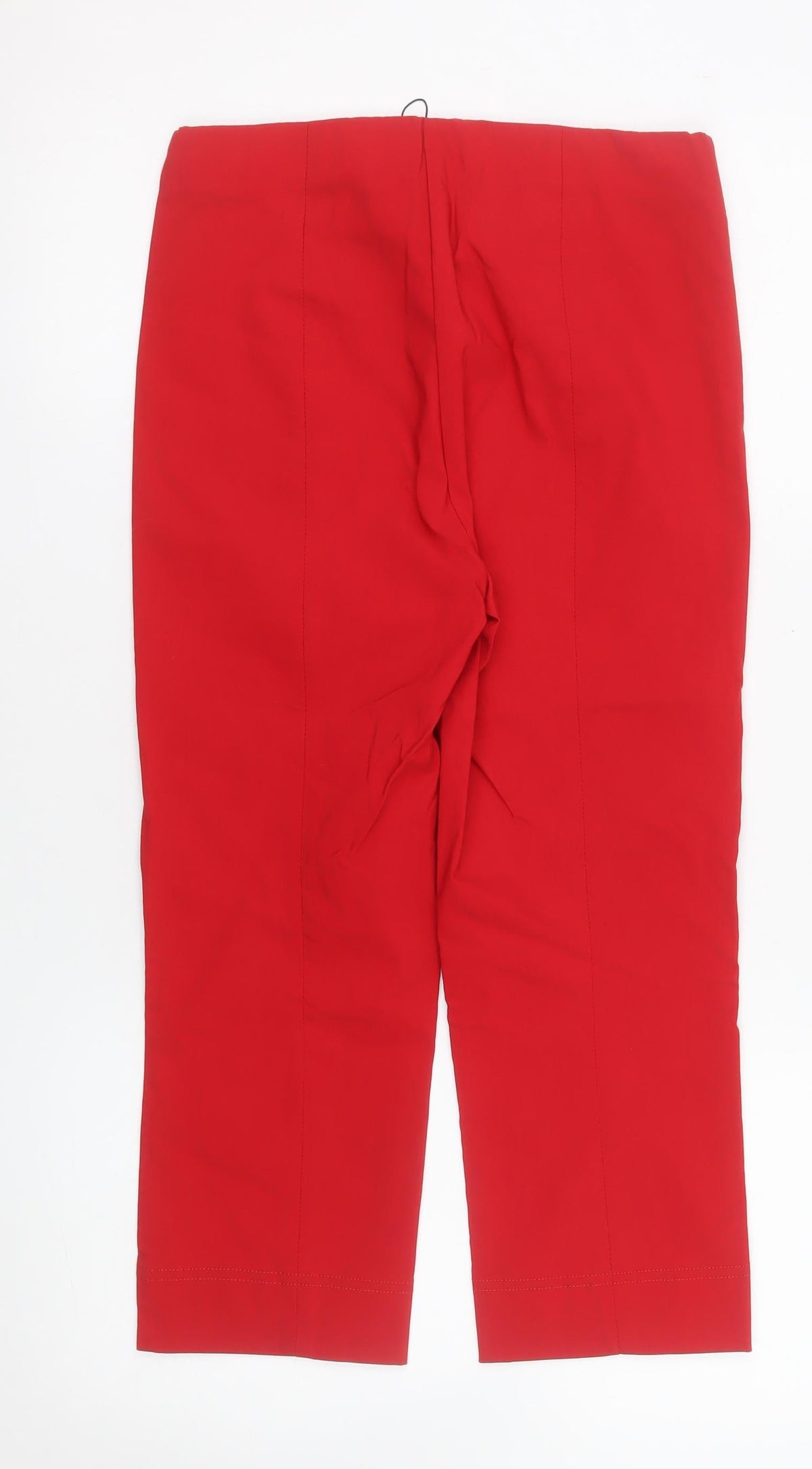 Stehmann Women's Red Capri Trousers Size 10 Viscose Blend