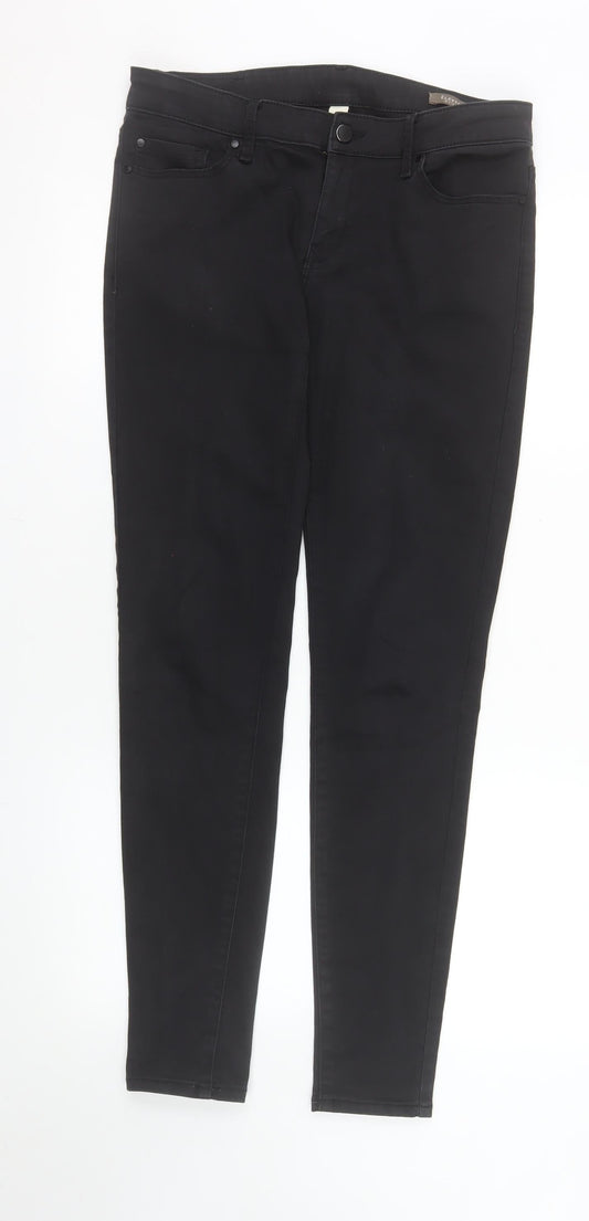 Mango Women’s Black Skinny Mid Rise Stretch Jeans Size 12
