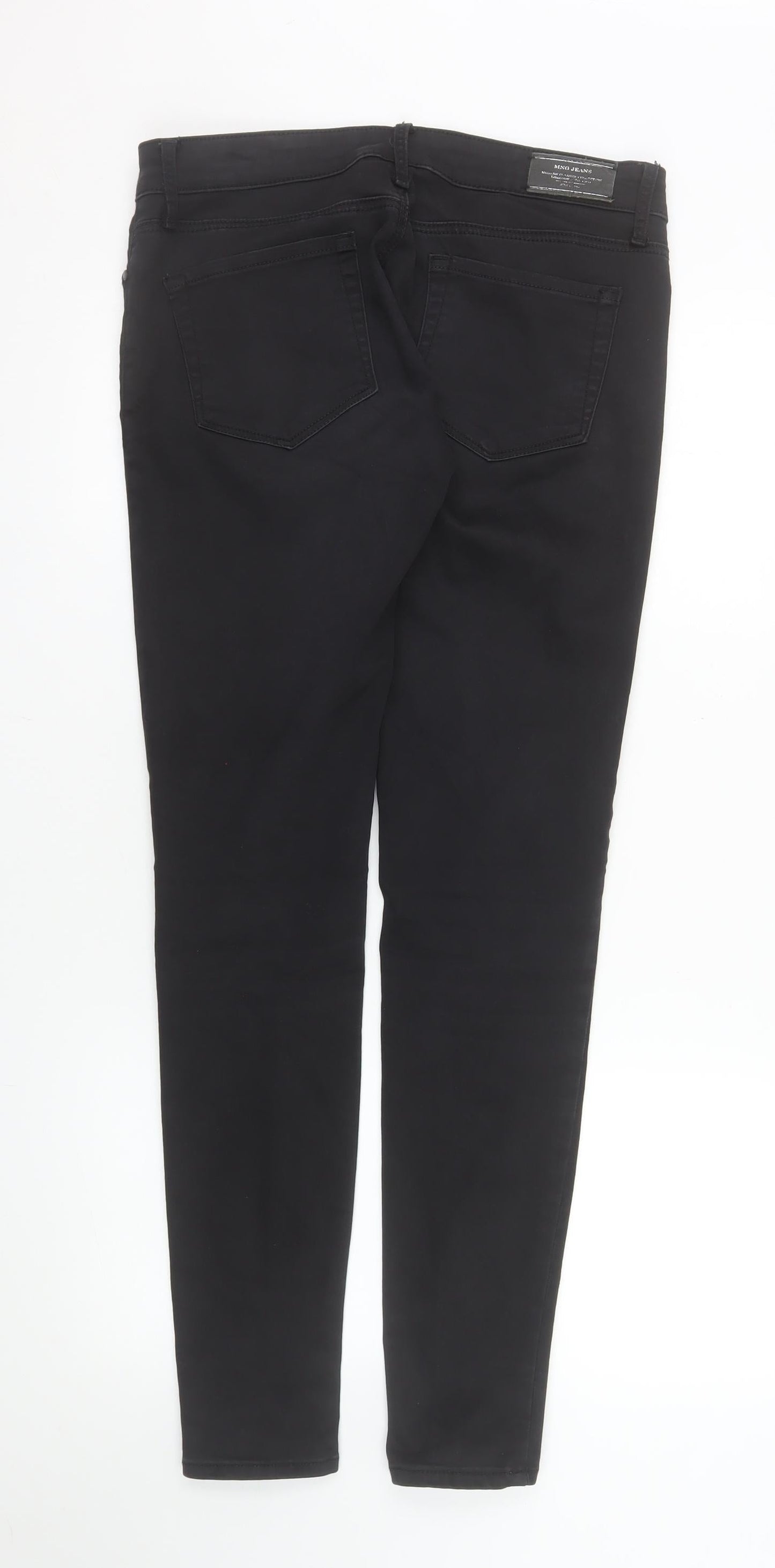 Mango Women’s Black Skinny Mid Rise Stretch Jeans Size 12
