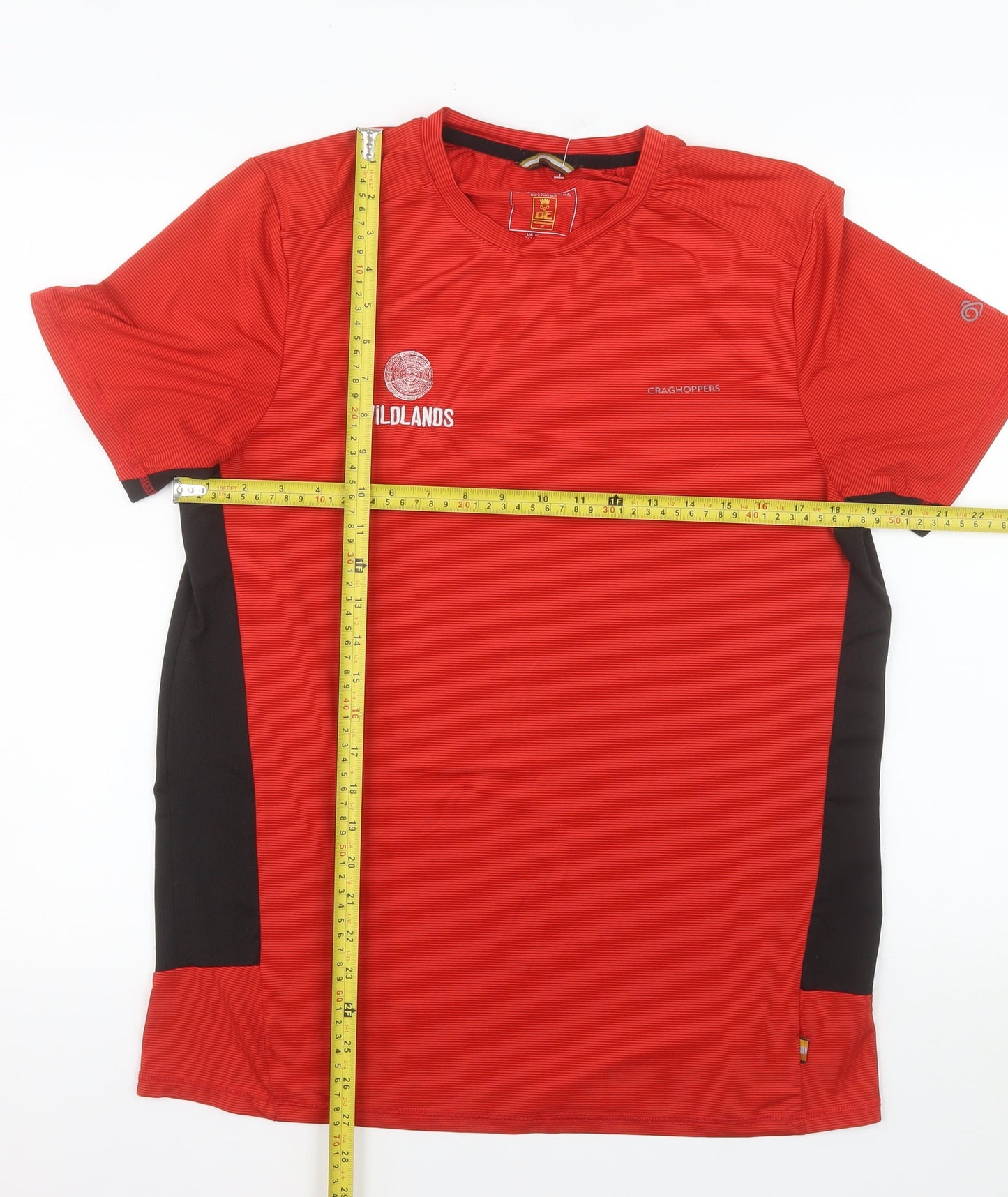 Craghoppers Men's Red Short Sleeve Active T-Shirt Size M
