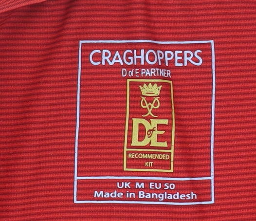 Craghoppers Men's Red Short Sleeve Active T-Shirt Size M