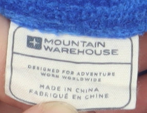 Mountain Warehouse Boys Blue Full Zip Fleece Track Jacket 13 Years