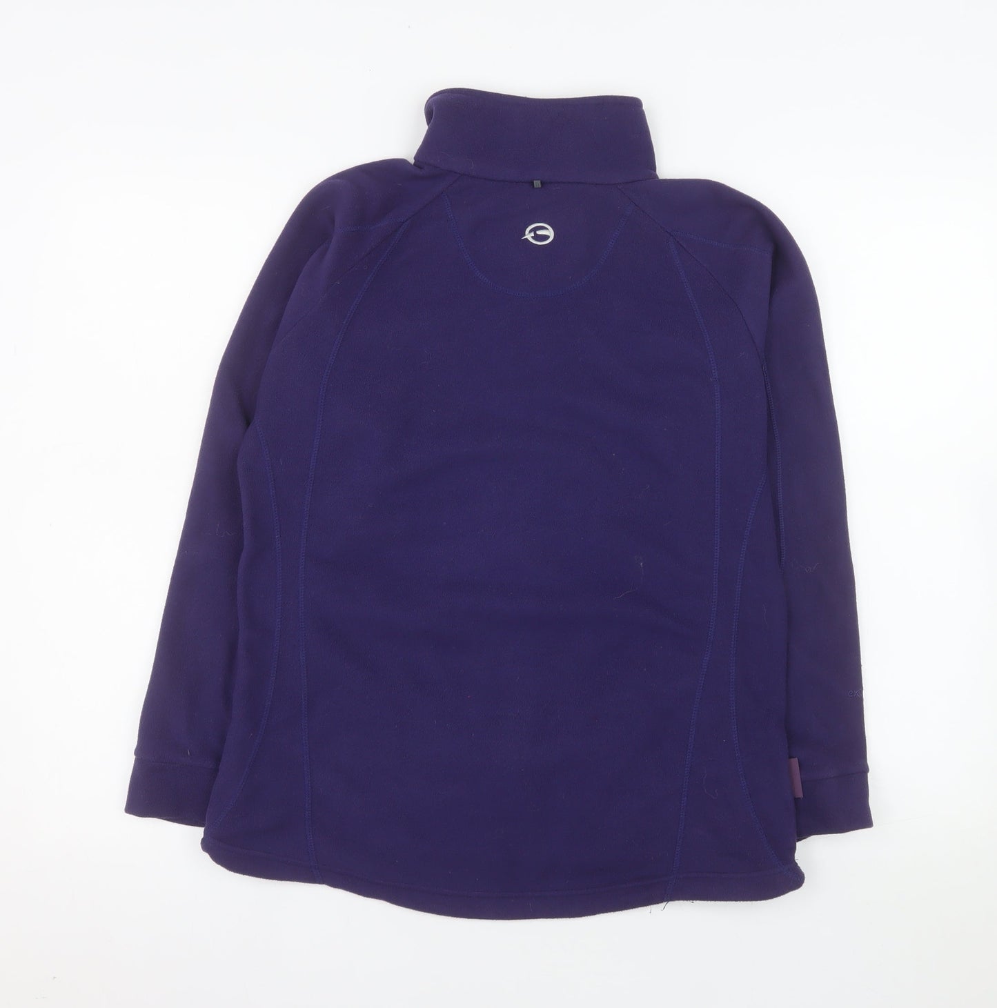 Sprayway Womens Purple Full Zip Fleece Jacket UK 10 Essentials