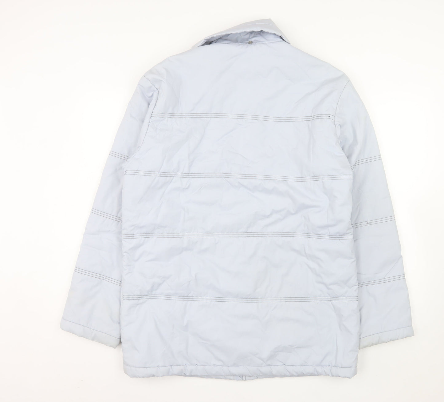 Tiklas Women's Grey Mid-Length Puffer Jacket Size 14 Winter Coat