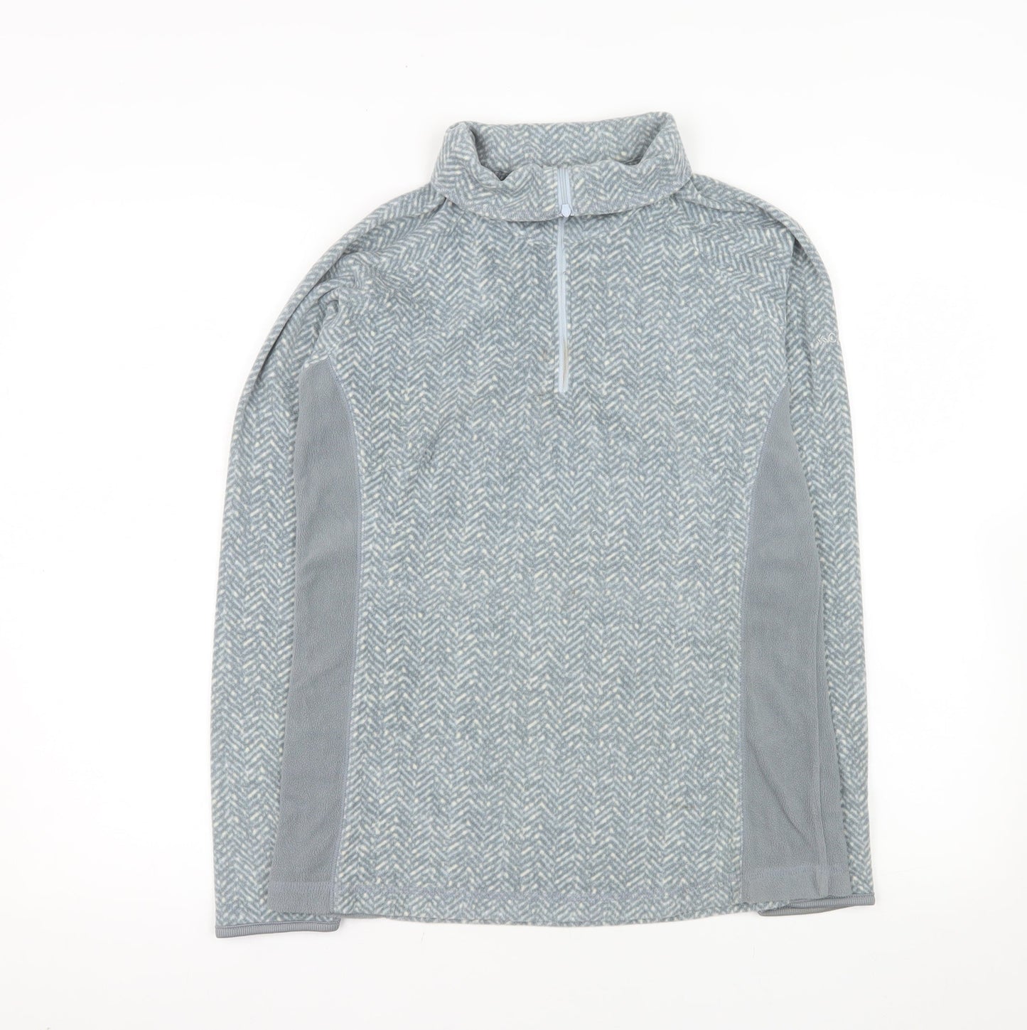 Columbia Women's Grey 1/2 Zip Fleece Pullover Sweatshirt M