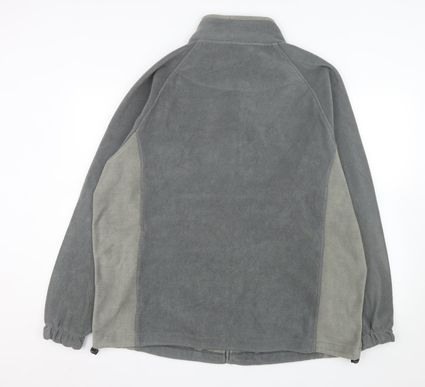 Cotton Traders Men's Dark Steel Full Zip Fleece Sweatshirt XL