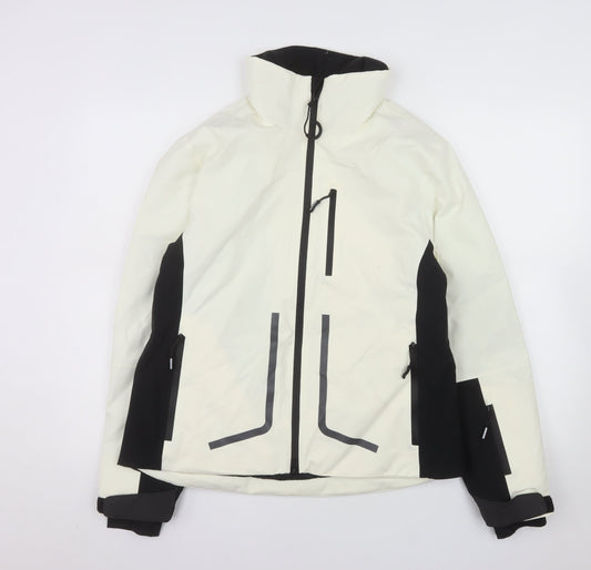 Marks and Spencer Women's White Ski Softshell Jacket Size 10