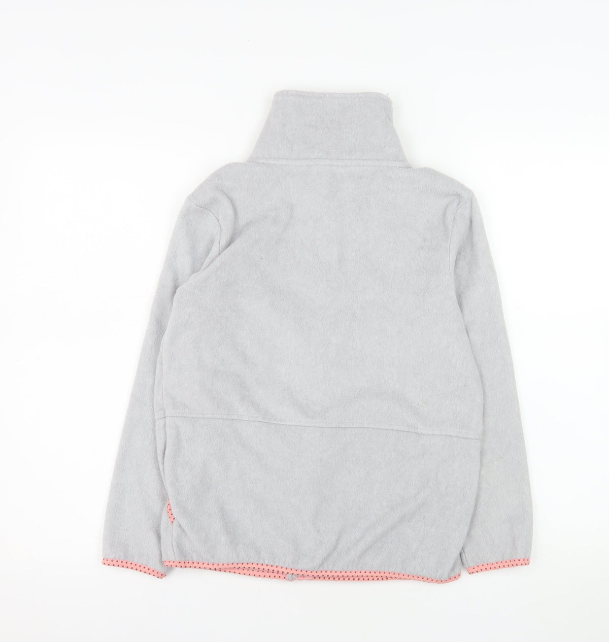 Crane Girls Grey Fleece Zip Jacket 11-12 Years Softshell Lightweight
