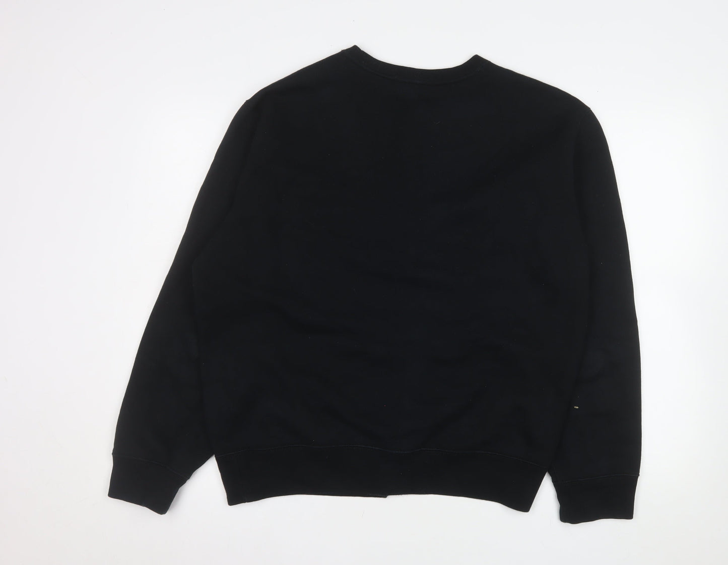 Polo Ralph Lauren Men's Black Crew Neck Sweatshirt Size L Cotton Blend