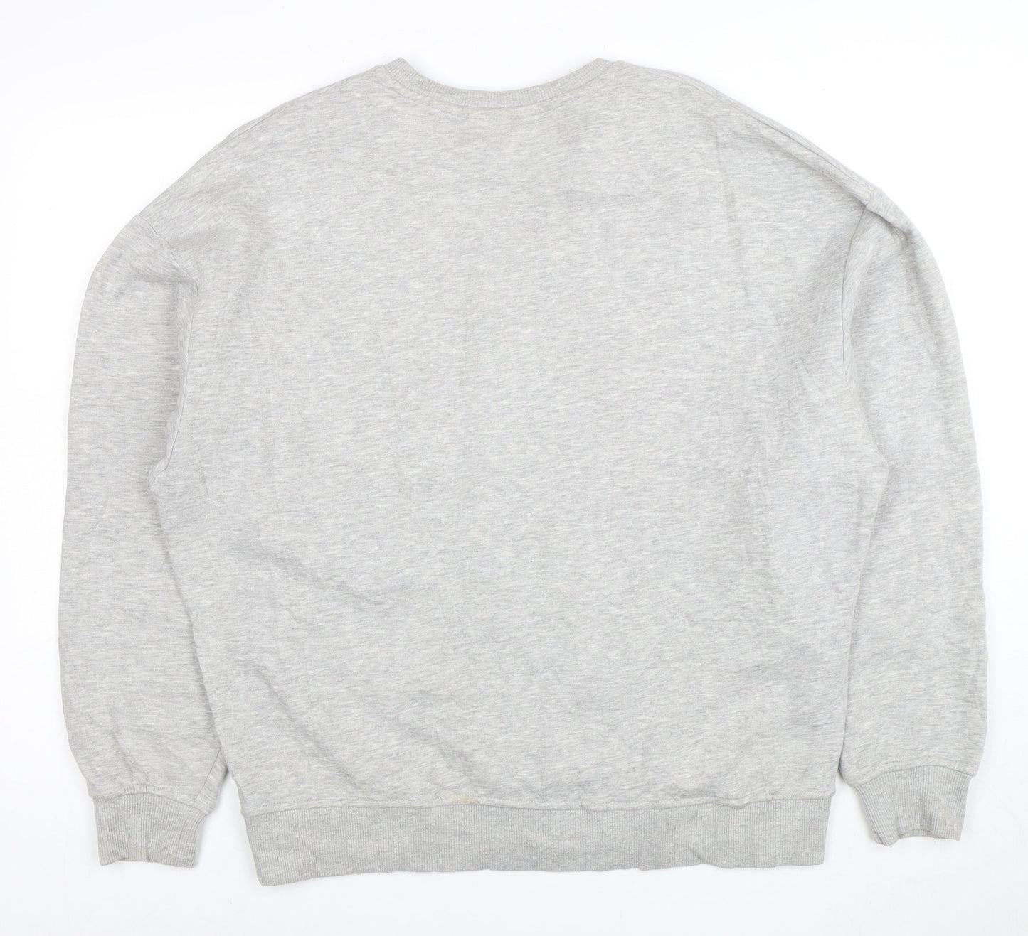 Disney Women Grey Maleficent Graphic Pullover Sweatshirt XS