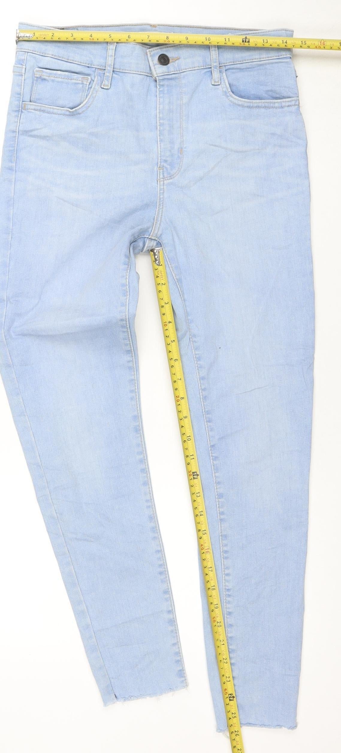 Levi's Womens Blue 720 High Rise Super Skinny Jeans Size 28