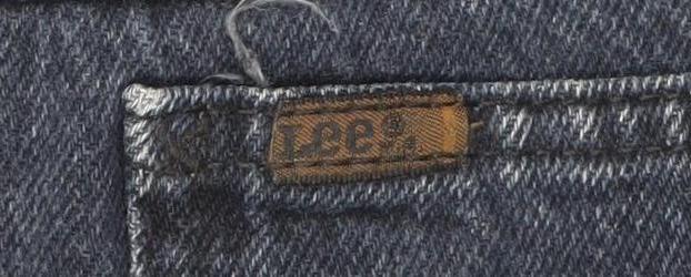 Lee Womens Blue Straight Leg Denim Jeans Size 16 Regular Fit