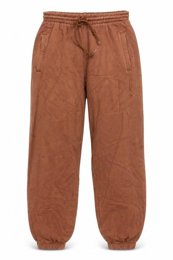 adidas Womens Brown Jogger Trousers UK 6 Relaxed Fit Cotton Blend