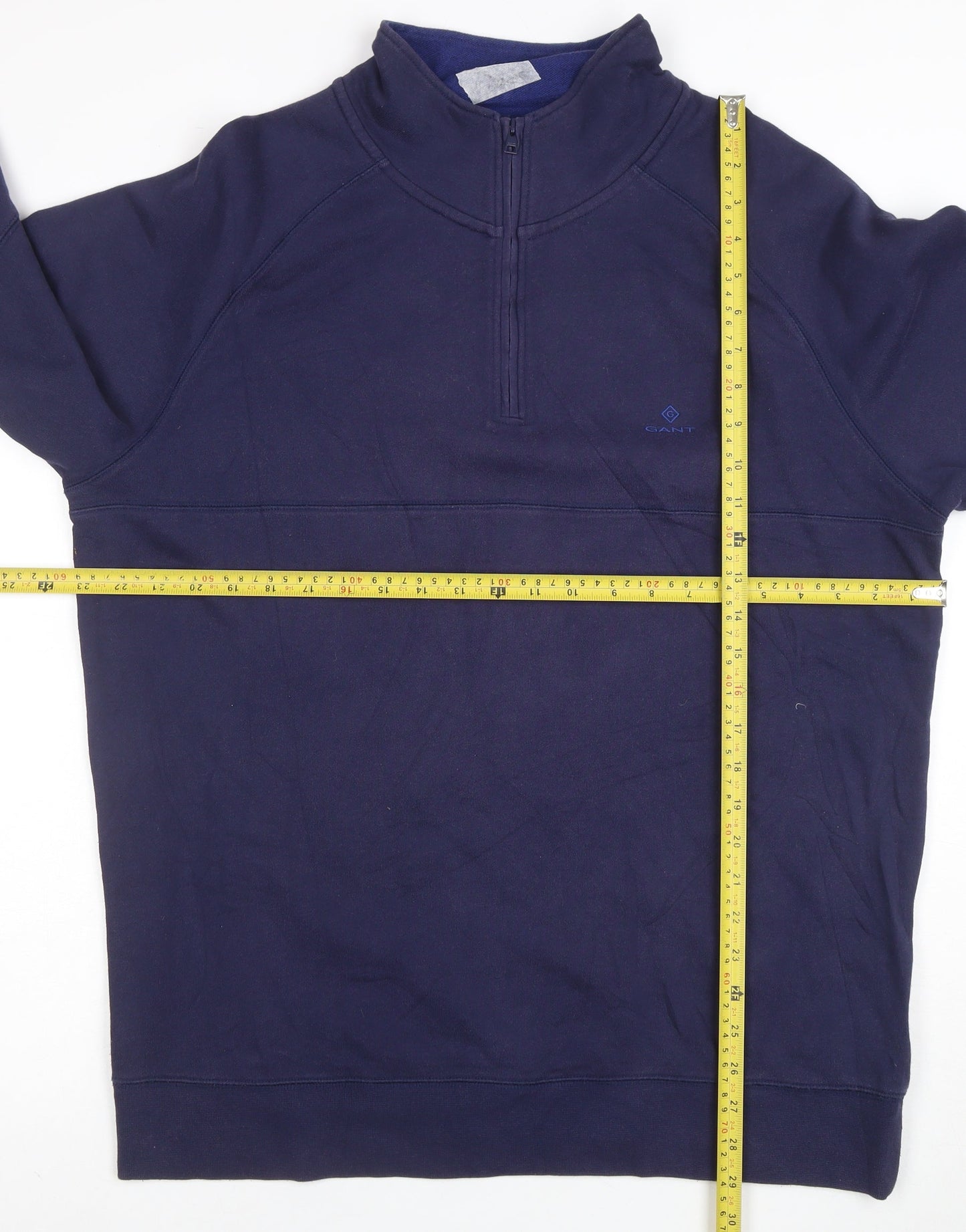 GANT Men's Blue 2XL Tech Prep Half Zip Pullover Sweatshirt