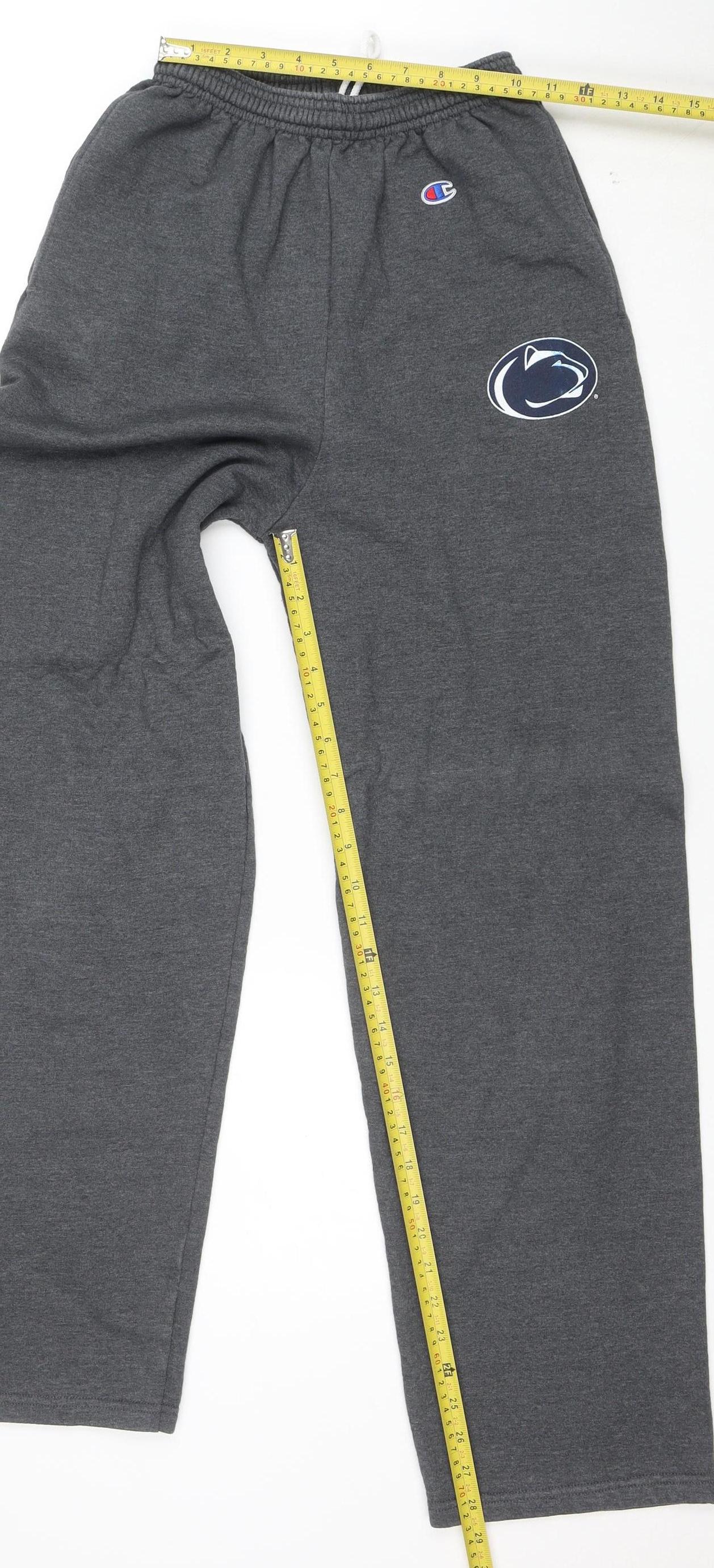 Champion Men's Grey Fleece Sweatpants S Jogger Style Activewear