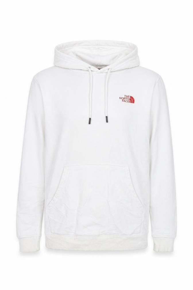 The North Face Men's White Pullover Hoodie M Graphic Outdoor