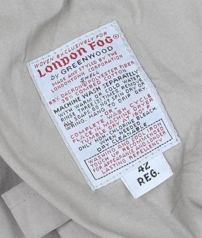 London Fog Women’s Beige Long Trench Coat Size 16 Classic Belted