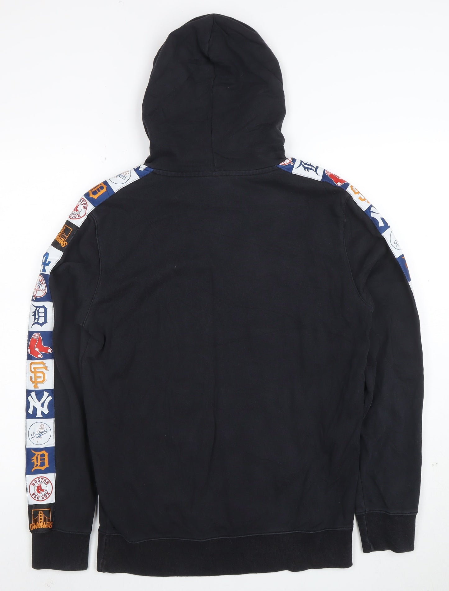 Champion Mens Black Small Pullover Hoodie MLB Graphic Cotton