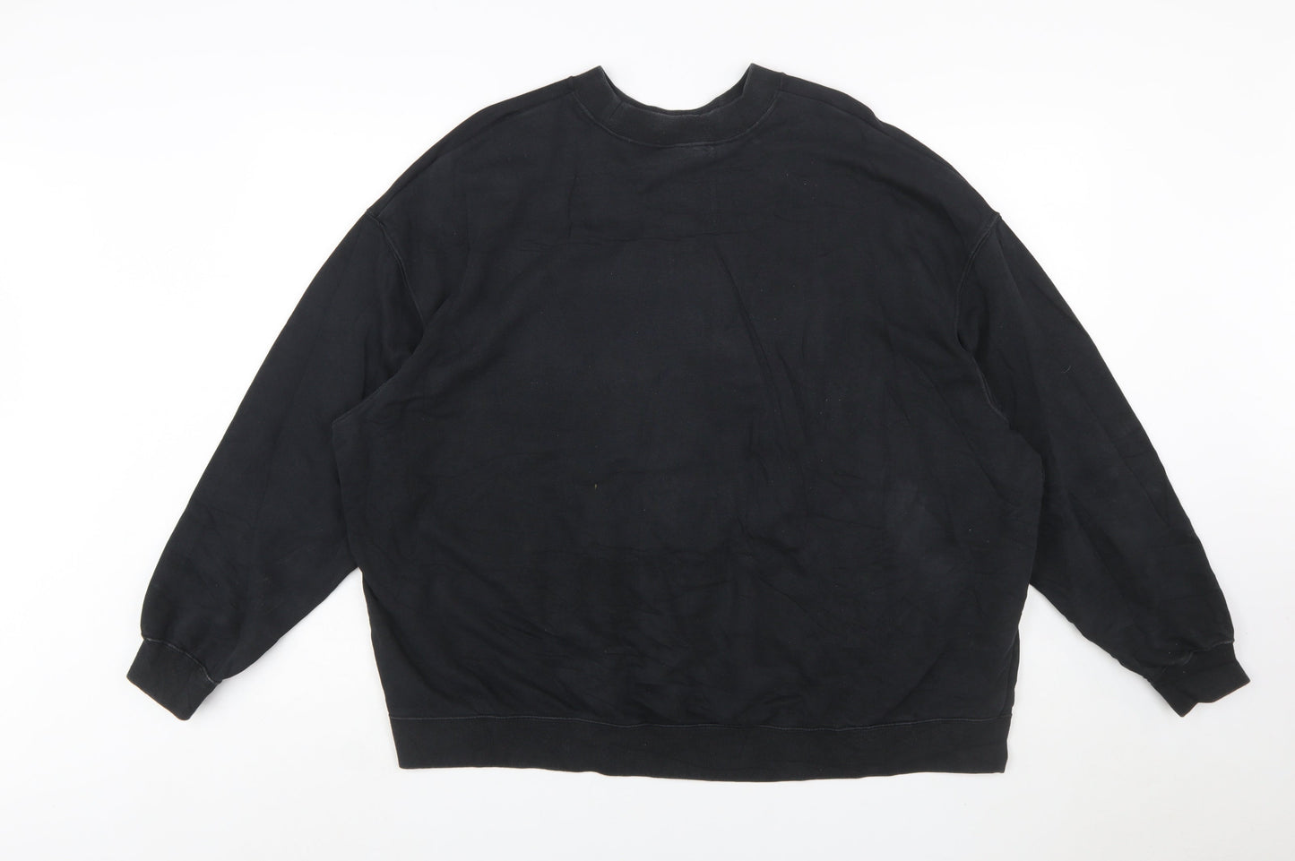 Nike Womens Black XL Pullover Crew Neck Sweatshirt Dri-FIT Cotton Blend