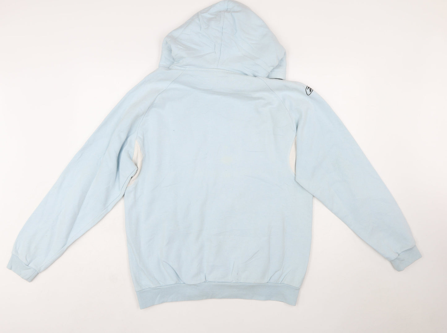 Reebok Men's Blue Pullover Hoodie M Logo Sportswear