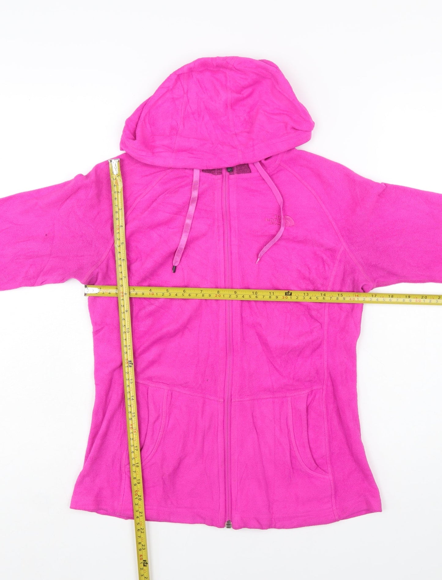 The North Face Women's Pink Hooded Fleece Jacket XS