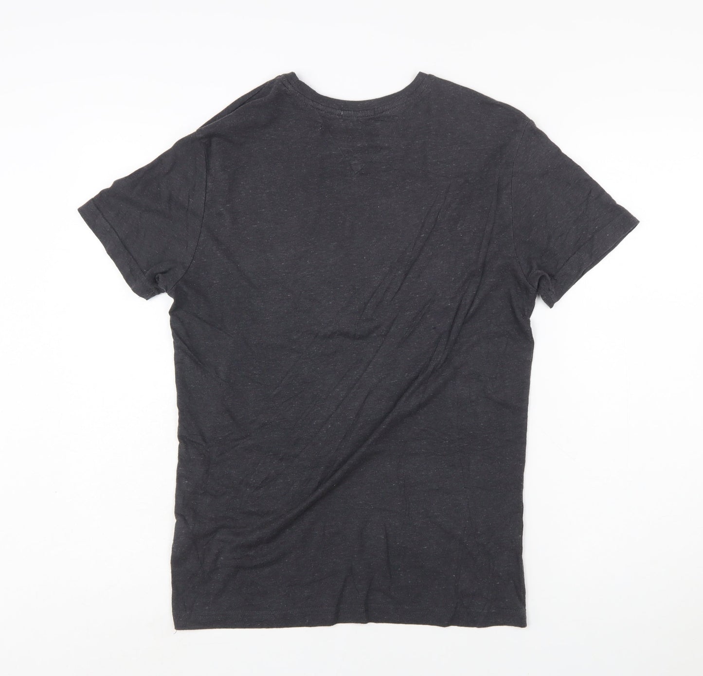 Tommy Hilfiger Men's Black Small Crew Neck Short Sleeve T-Shirt