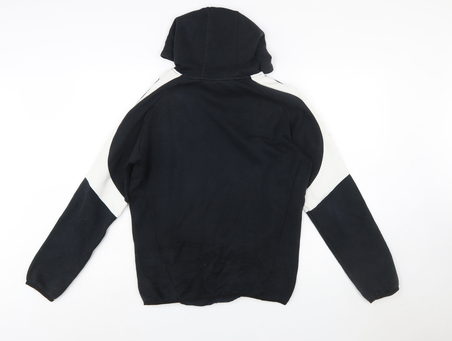 Puma Boys Black & White Pullover Hoodie 15-16 Years Size XXL Cotton Blend