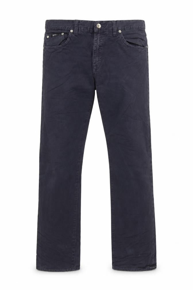 Hugo Boss Men's Blue Chino Trousers 34W 34L Regular Fit