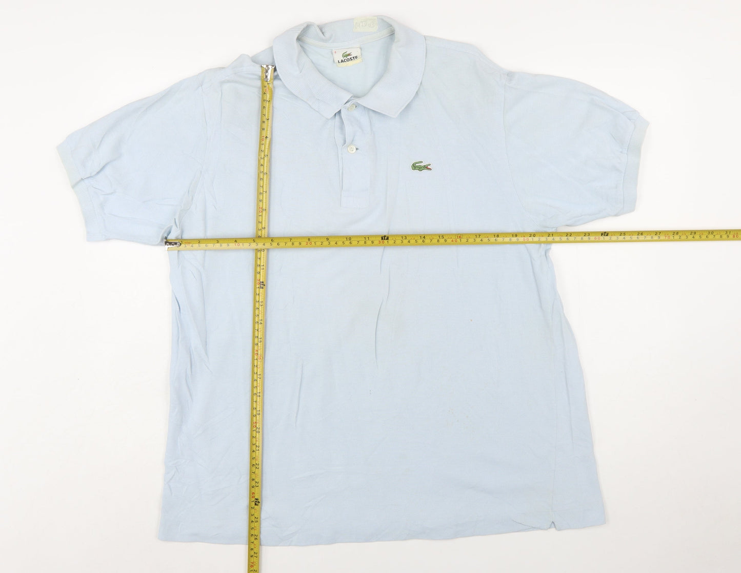 Lacoste Men’s Blue Cotton Polo Shirt Size XL Regular Fit