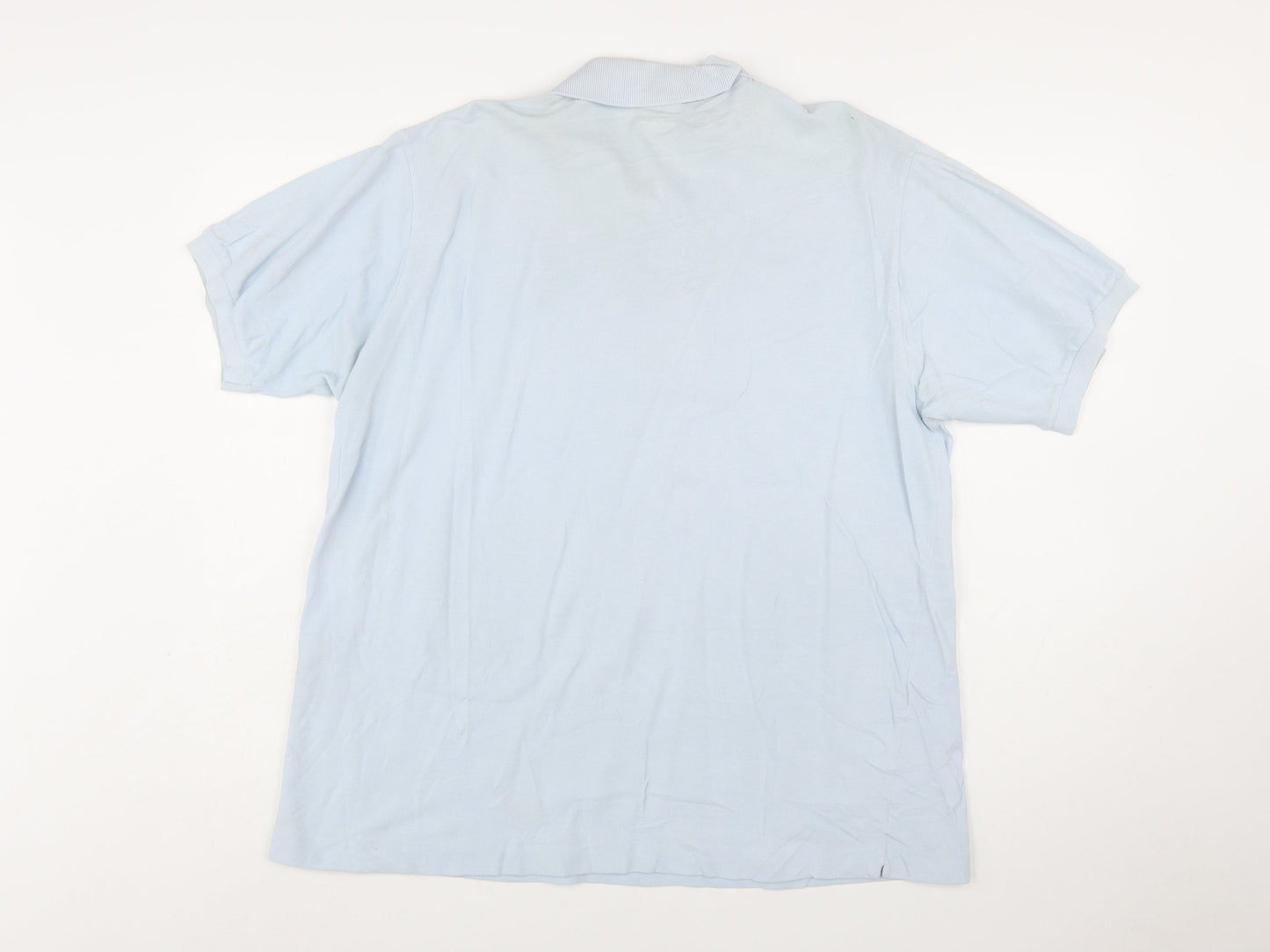 Lacoste Men’s Blue Cotton Polo Shirt Size XL Regular Fit