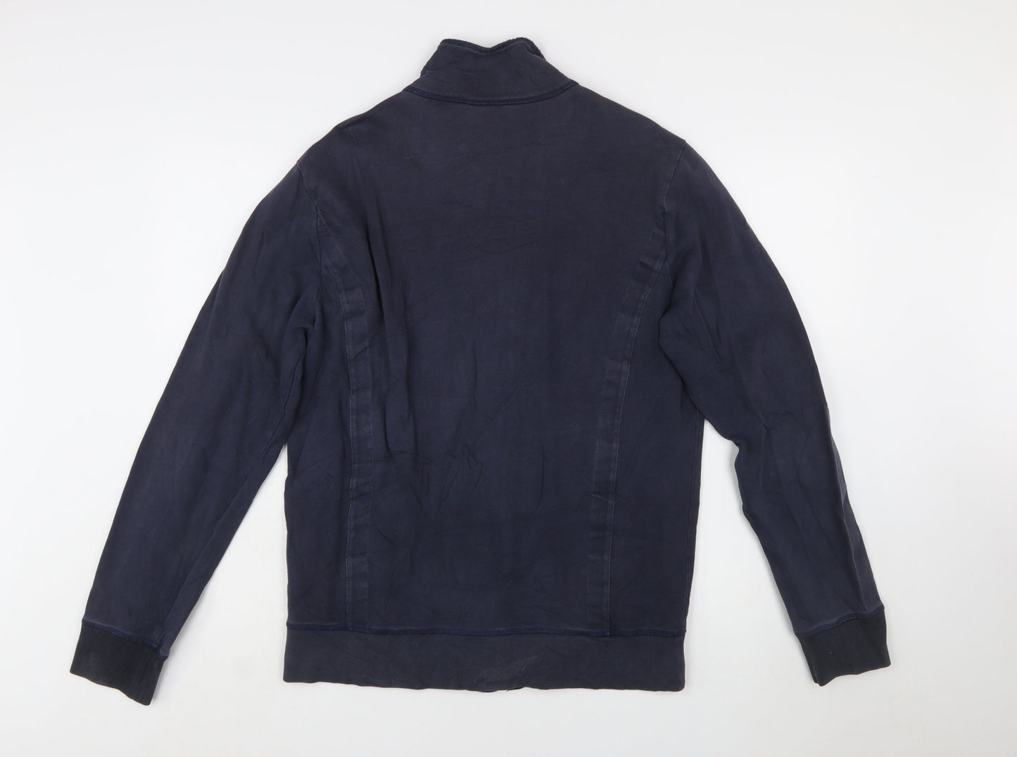 Hugo Boss Men's Blue Full Zip Sweatshirt Size L