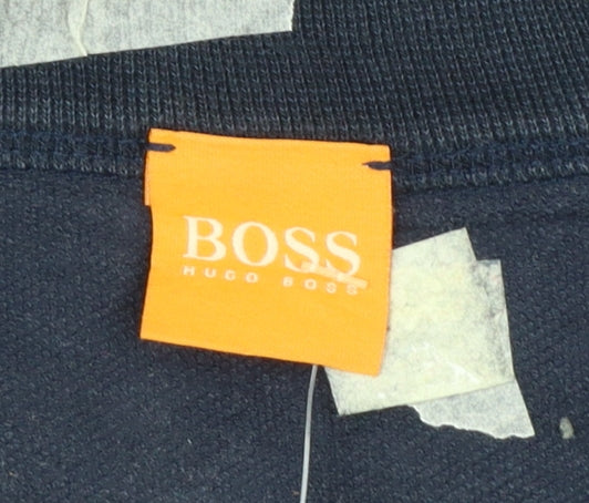 Hugo Boss Men's Blue Full Zip Sweatshirt Size L