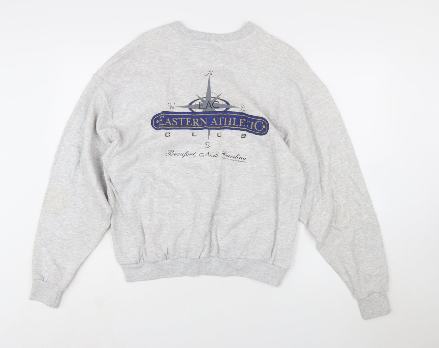 Jerzees Women’s Grey Crew Neck Pullover Sweatshirt Size L