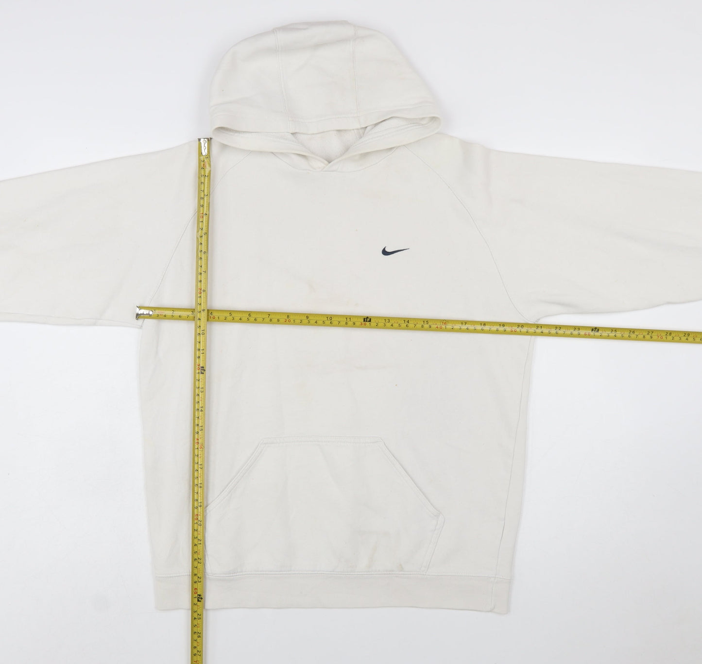 Nike Boys Ivory Pullover Hoodie XL Cotton Blend Casual Sportswear