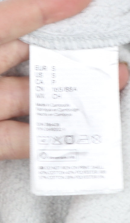 H&M Divided NASA Grey Hoodie Women's Small Cotton Blend