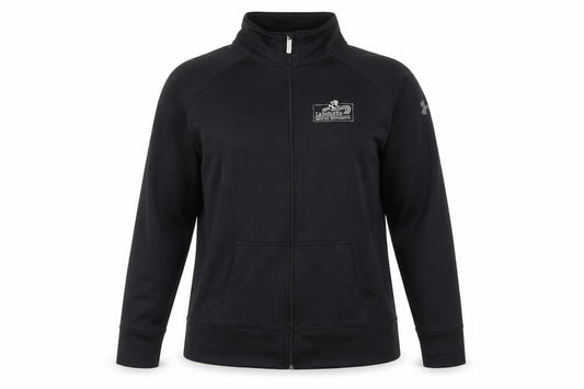 Under Armour Women Black XL Full Zip Sweatshirt Polyester All Seasons