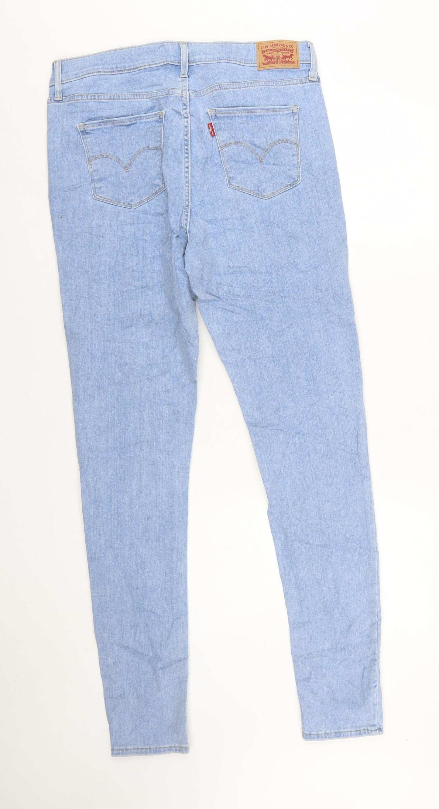 Levi Strauss Womens Blue High Rise Skinny Jeans Size 31