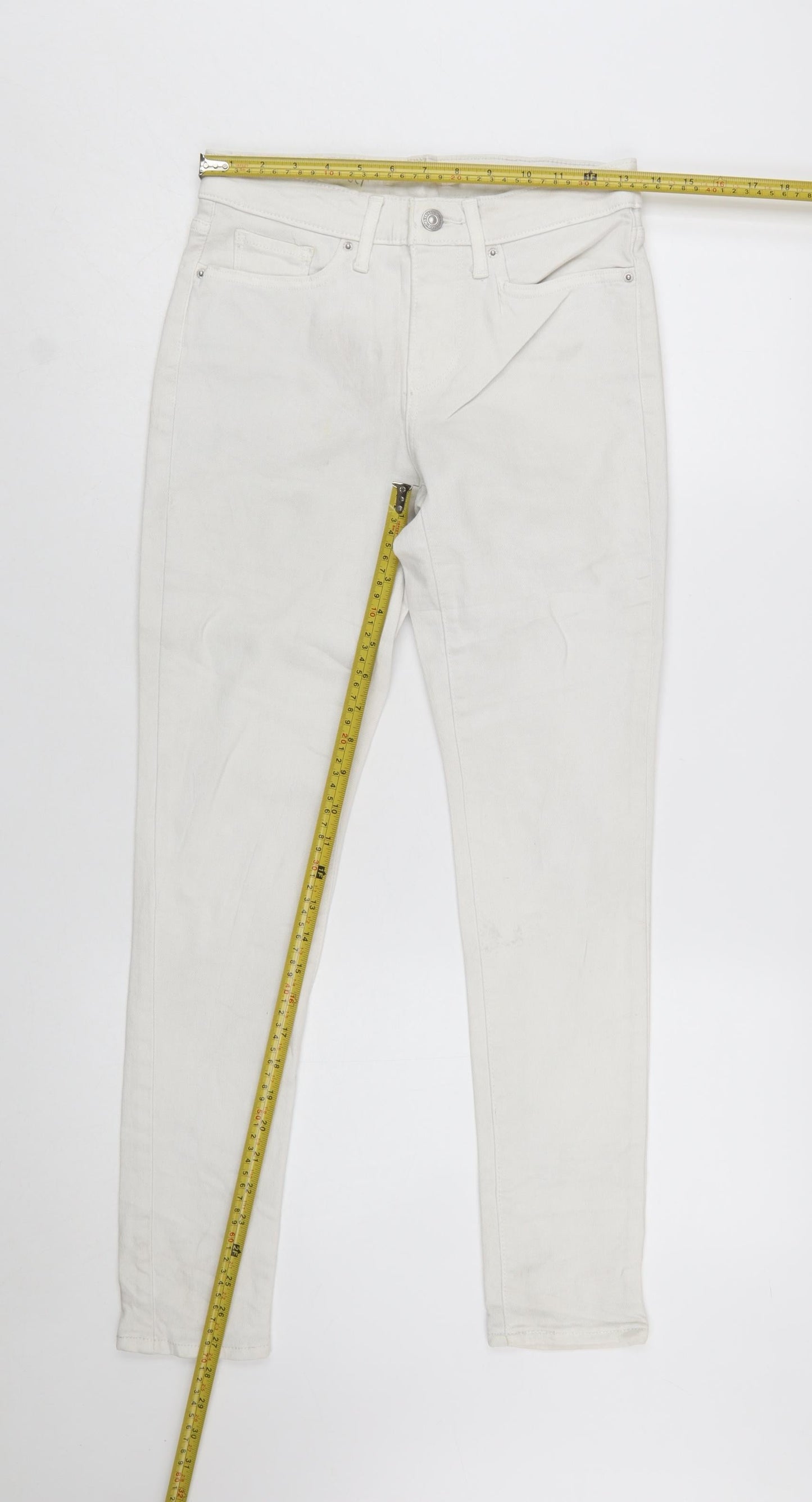 Levi Strauss Women White 311 Shaping Skinny Jeans Size 26