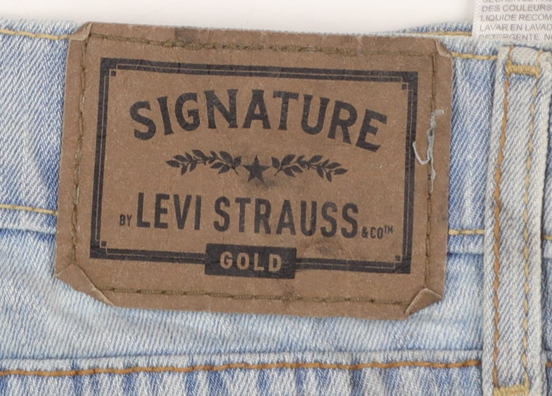 Levi Strauss Men's Blue Slim Straight Denim Jeans 38x30