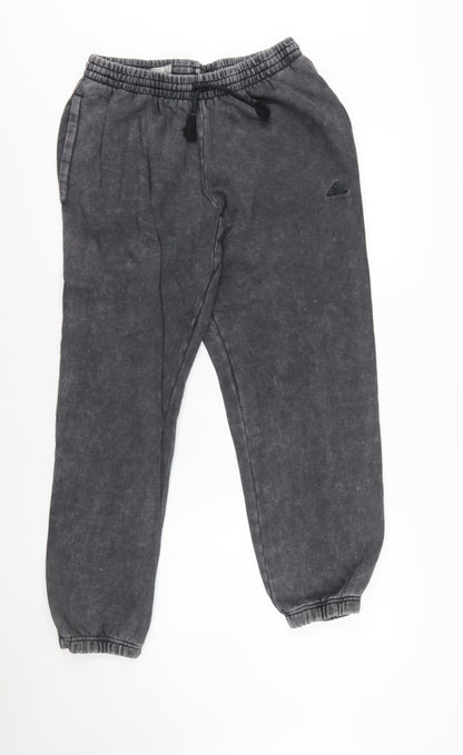 Additional front view of Adidas Women's Black Jogger Sweatpants, size S, Cotton Blend